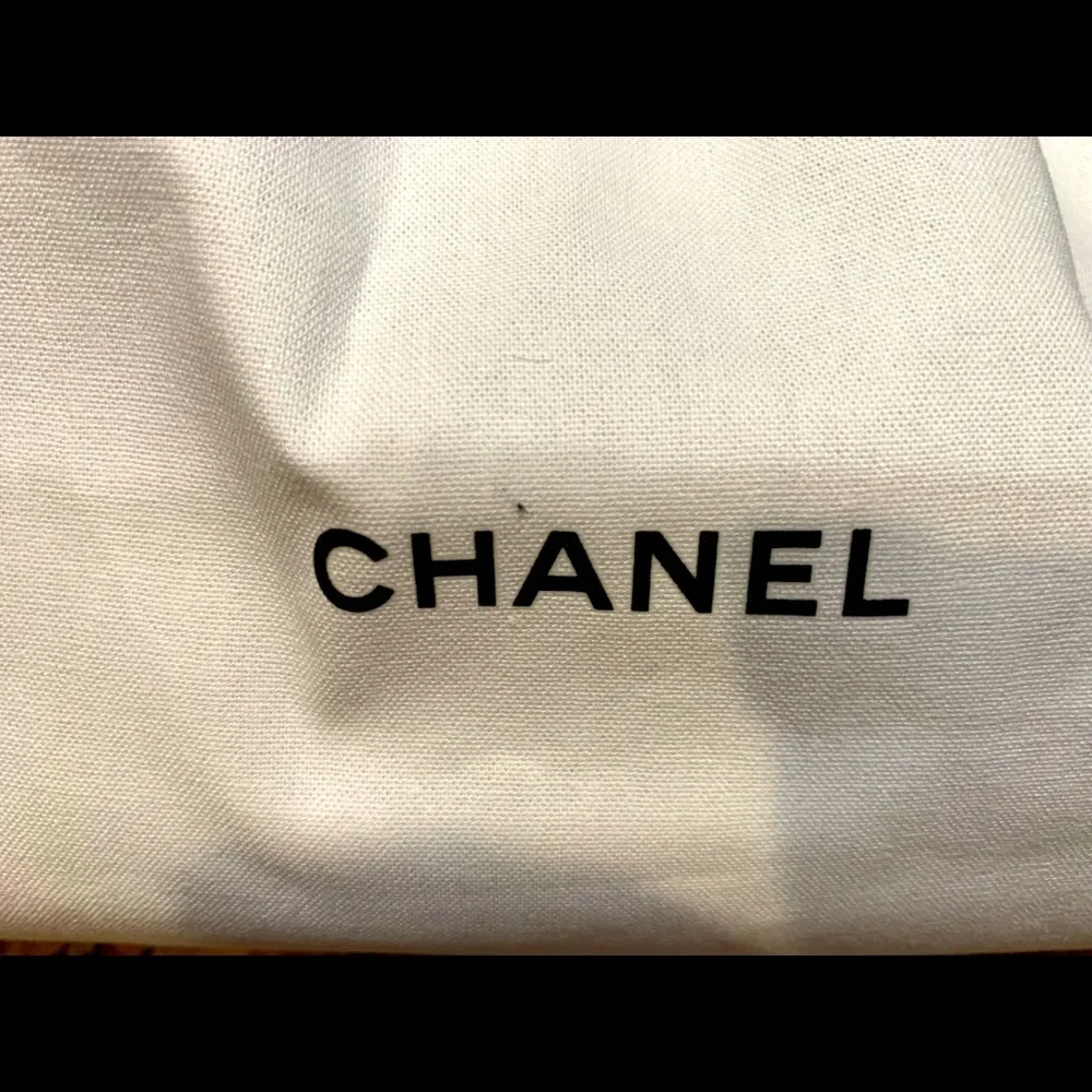 Brand new authentic Chanel fabric cosmetic bag,must have for collectors …